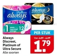 Aanbieding: Always Discreet, Platinum of Ultra Secure