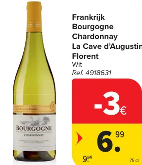 Promotie: Bourgogne Chardonnay La Cave d'Augustin Florent