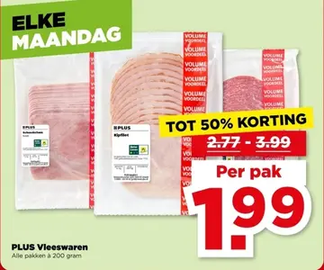 Aanbieding: PLUS Vleeswaren