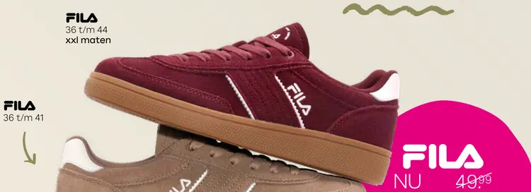 Promotie: Fila Shoes