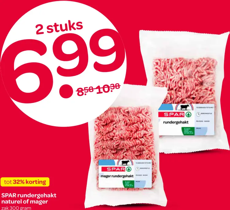 Aanbieding: Rundergehakt naturel of mager