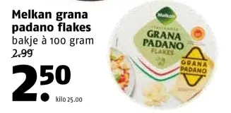 Aanbieding: grana padano flakes