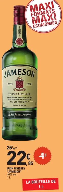Offre: Irish whiskey