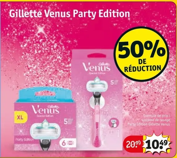 Offre: Gillette Venus party edition