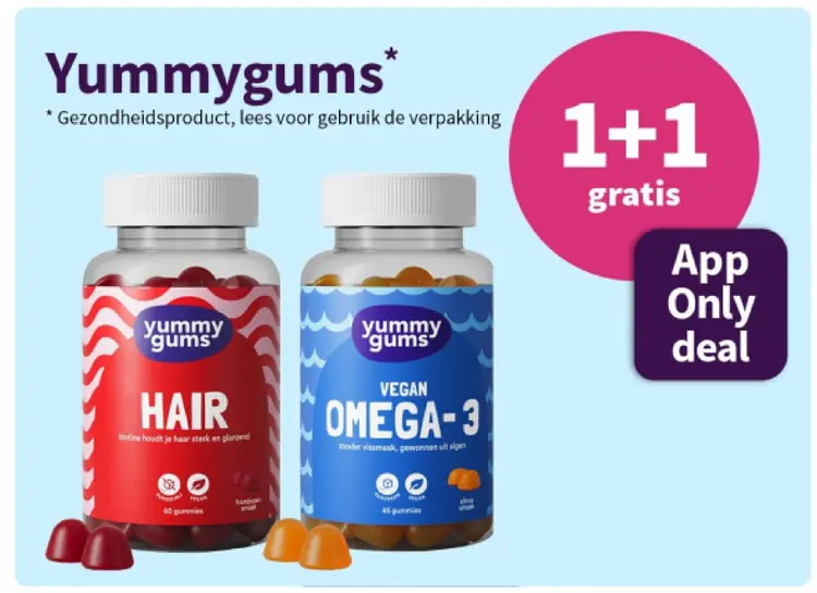 Promotie: Yummygums Hair and Vegan Omega-3
