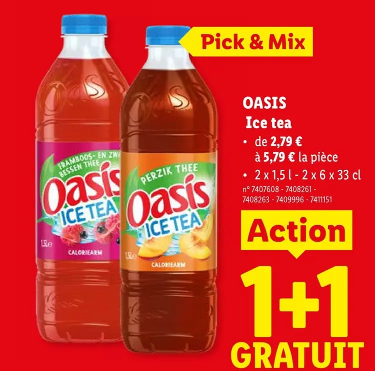 Offre: Ice tea