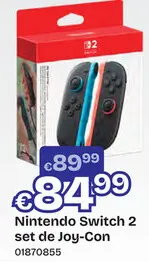 Offre: SWITCH 2 JOY CON PAIR BLEU ROUGE