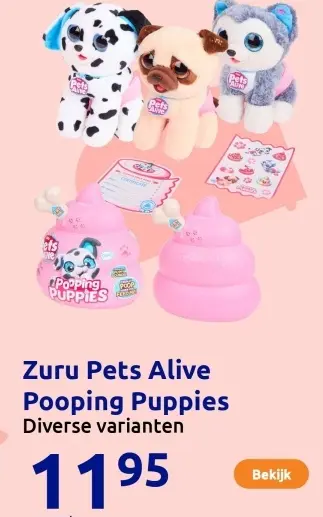 Aanbieding: Pets Alive Pooping Puppies