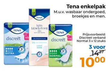 Aanbieding: Tena enkelpak