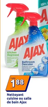 Offre: Nettoyant cuisine ou salle de bain Ajax