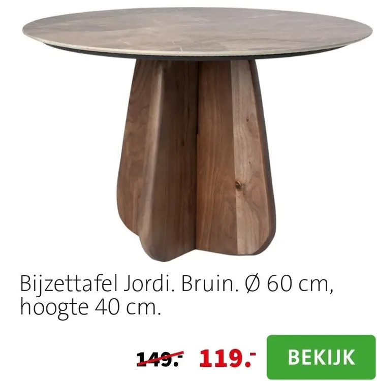 Aanbieding: Bijzettafel Jordi