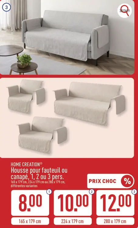 Offre: Protège-canapé