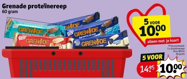 Promotie: Grenade proteinereep