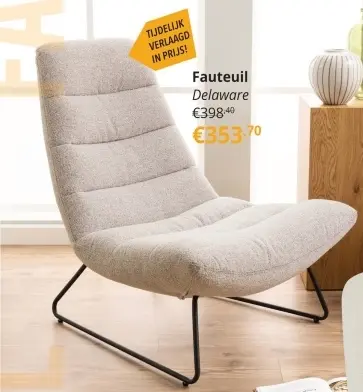 Promotie: Fauteuil Delaware