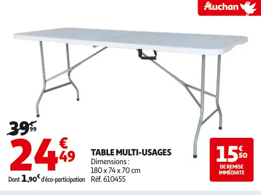 Offre: Table multi-usages