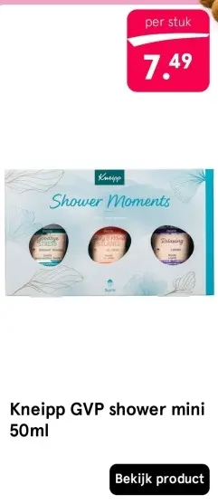 Aanbieding: Kneipp GVP shower mini