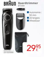 Aanbieding: Braun Baardtrimmer BT3300