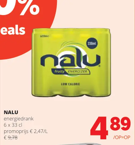Promotie: NALU energiedrank