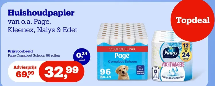 Promotie: Huishoudpapier