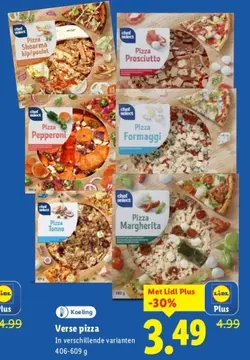 Aanbieding: Verse pizza