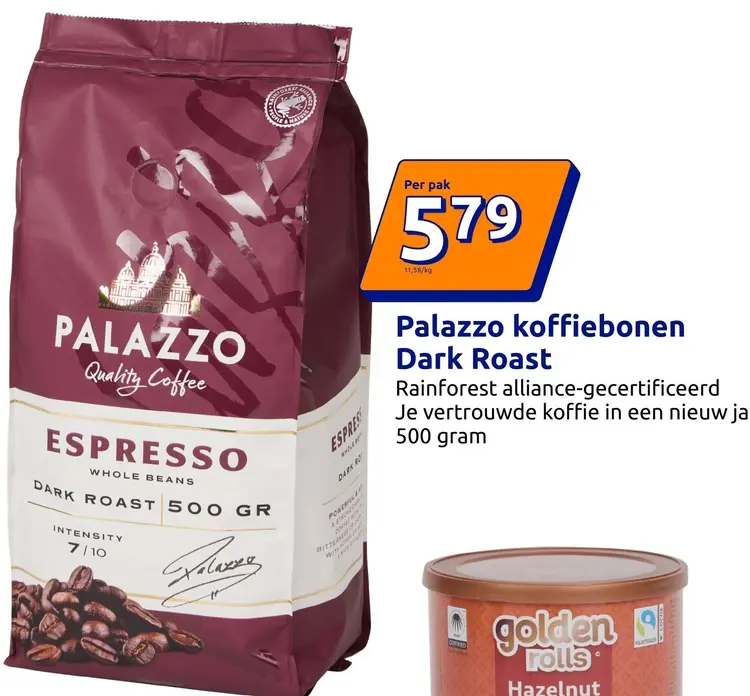 Aanbieding: Palazzo Koffiebonen Dark Roast