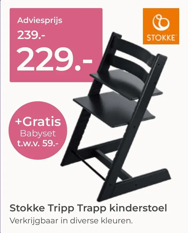 Aanbieding: Tripp Trapp kinderstoel