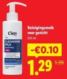 Aanbieding: Reinigingsmelk voor gezicht