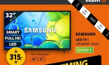 Aanbieding: Samsung led tv