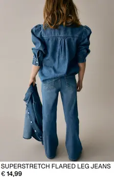 Aanbieding: Superstretch flared leg jeans