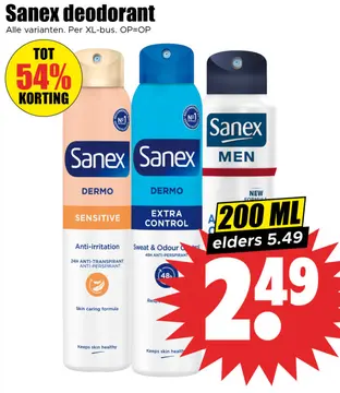 Aanbieding: Sanex deodorant