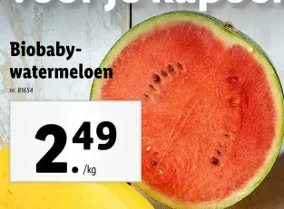 Aanbieding: Biobaby-watermeloen