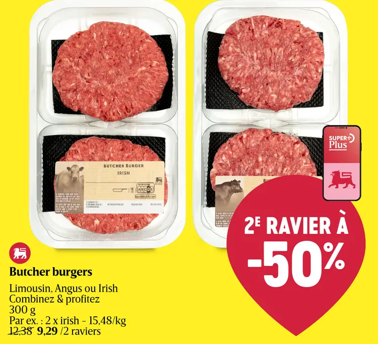 Offre: Butcher burgers