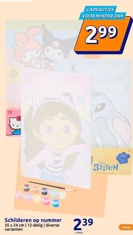 Aanbieding: Schilderen op nummer