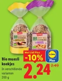 Aanbieding: Bio muesli koekjes