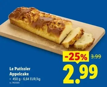 Promotie: Appelcake