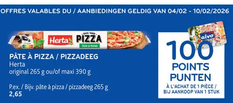 Offre: Pâte à pizza / pizzadeeg