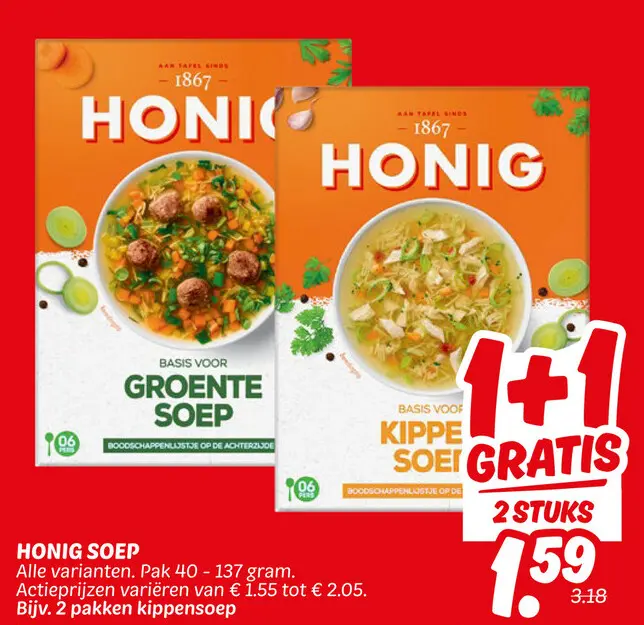 Aanbieding: Honig soep