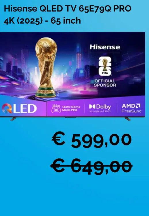 Promotie: QLED TV 65E79Q PRO 4K (2025) - 65 inch