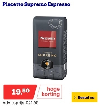 Aanbieding: Piacetto Supremo Espresso