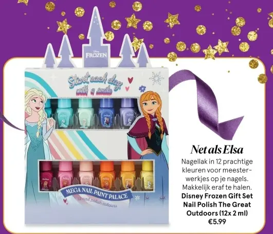 Aanbieding: Disney Frozen Gift Set Nail Polish The Great Outdoors