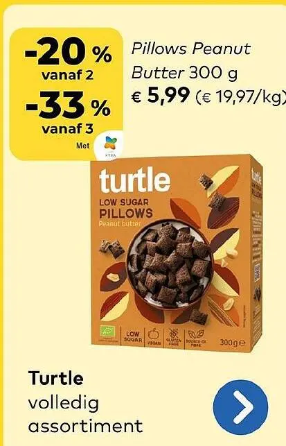 Promotie: Pillows Peanut Butter