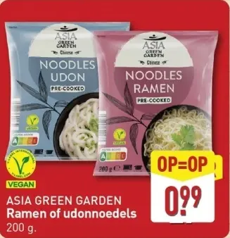 Aanbieding: Ramen of udonnoedels