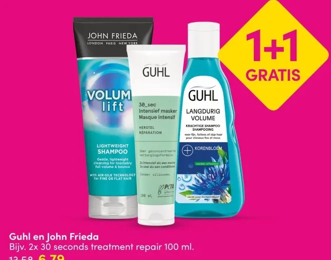 Aanbieding: Guhl en John Frieda