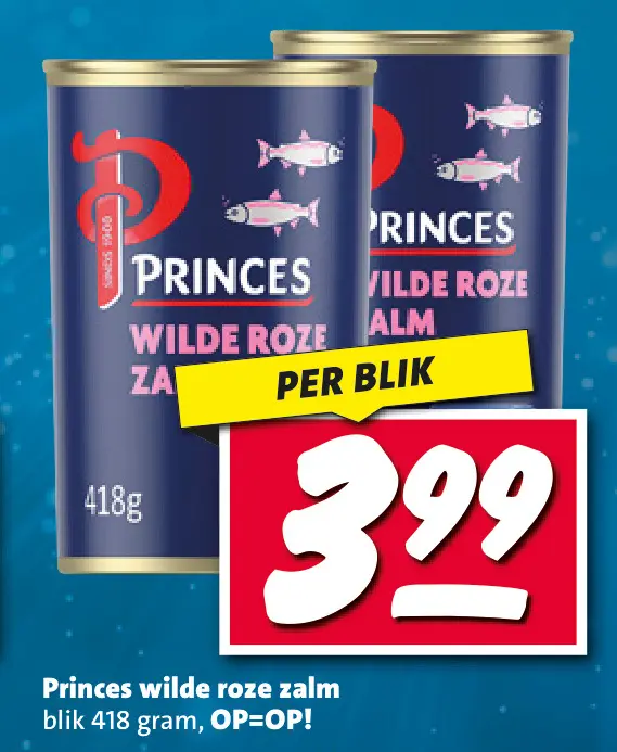 Aanbieding: Princes wilde roze zalm