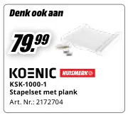 Promotie: KSK-1000-1 Stapelset met plank