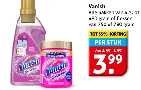 Aanbieding: Vanish Oxi Action