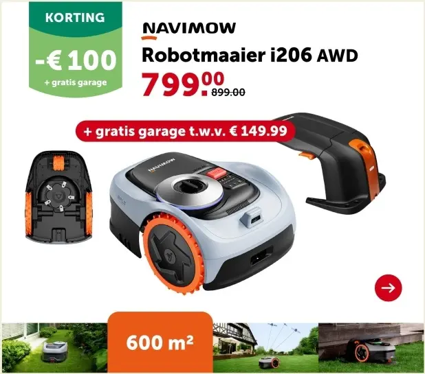 Promotie: Robotmaaier i206 AWD