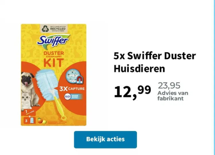 Aanbieding: Swiffer Duster Huisdieren