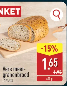 Aanbieding: vers meergranenbrood