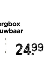 Aanbieding: Opbergbox Teddy opvouwbaar - grijs - 38x76x38 cm